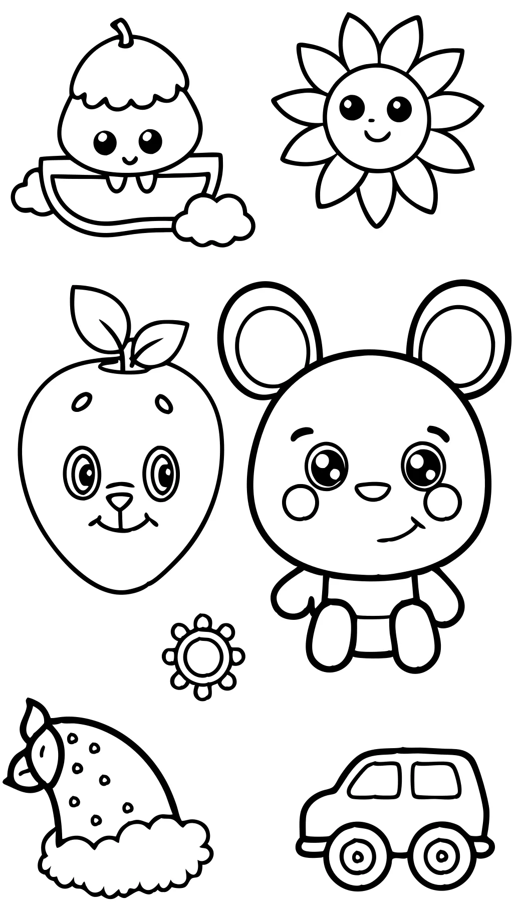 coloriages pour les 3 ans